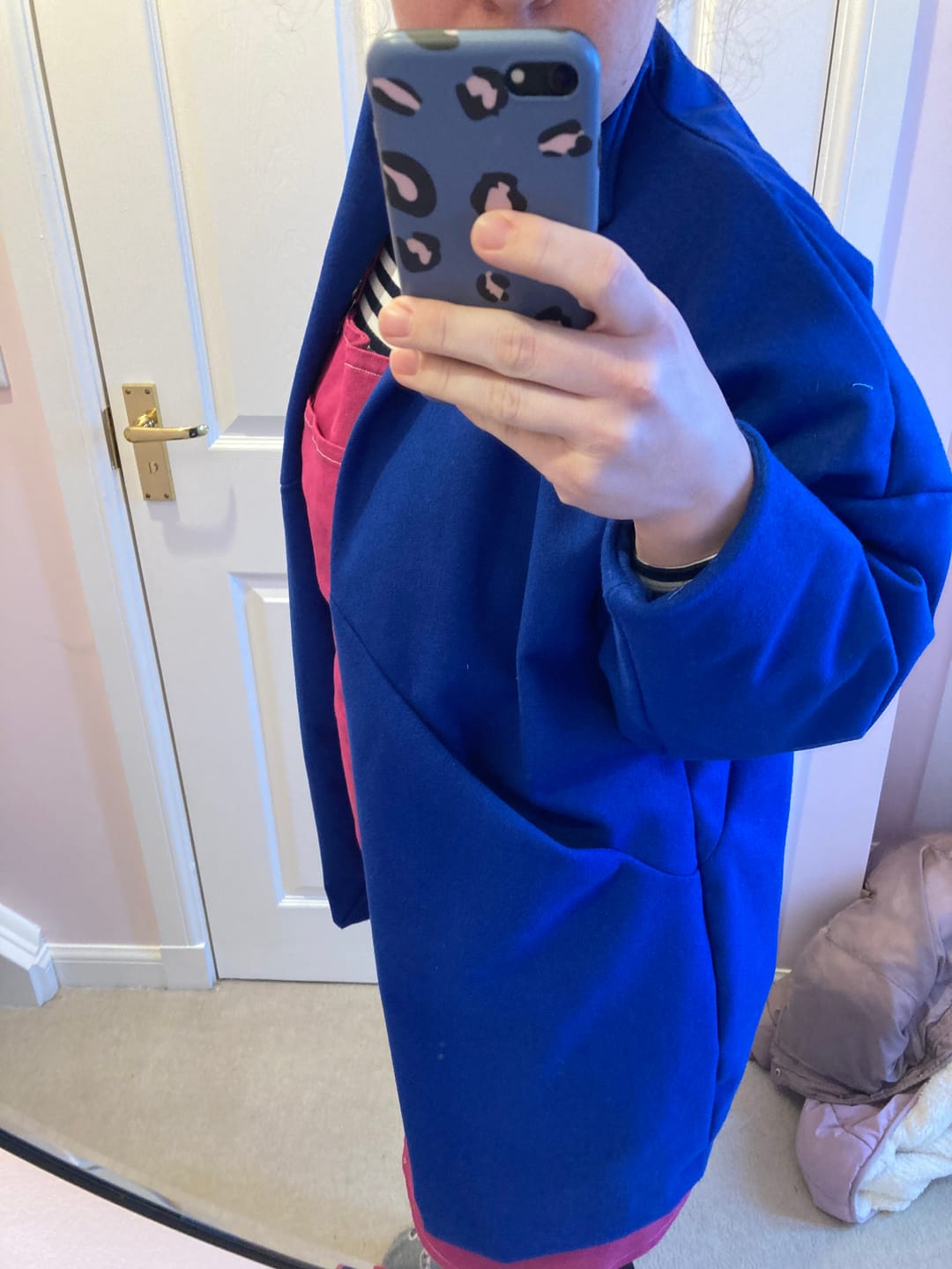 Customer photo review of Plain Wool Blend Fabric