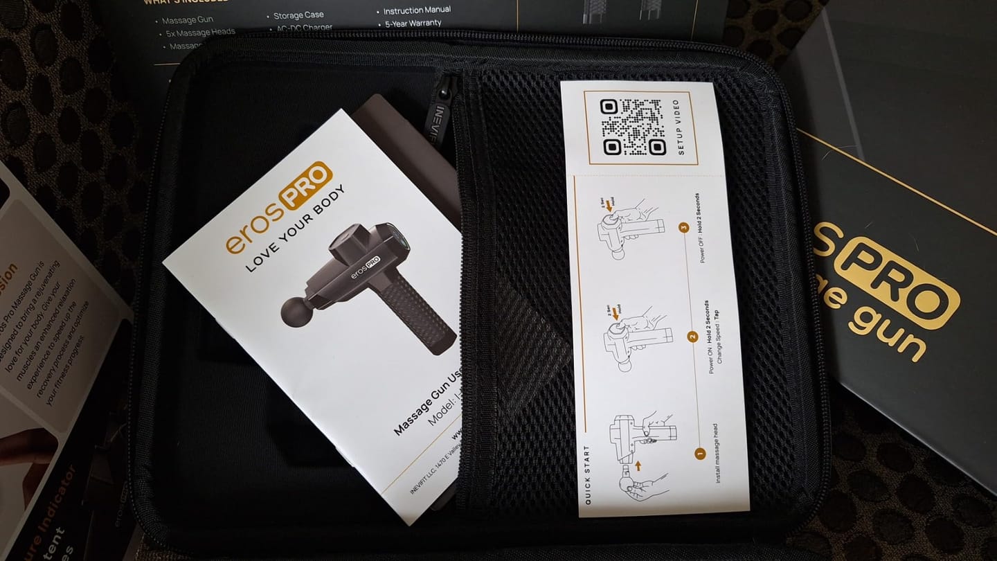 Customer photo review of INEVIFIT | Eros PRO Massage Gun