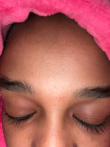 Customer photo review of Castor Lash & Brow Serum