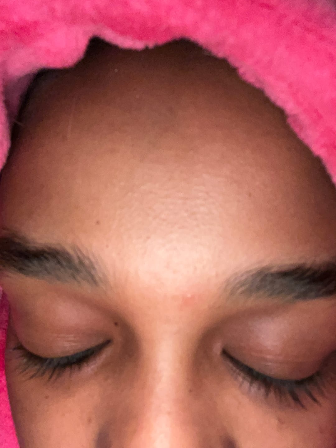 Customer photo review of Castor Lash & Brow Serum