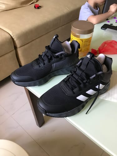 Customer photo review of adidas Men's OwnTheGame 2.0 Basketball Shoes