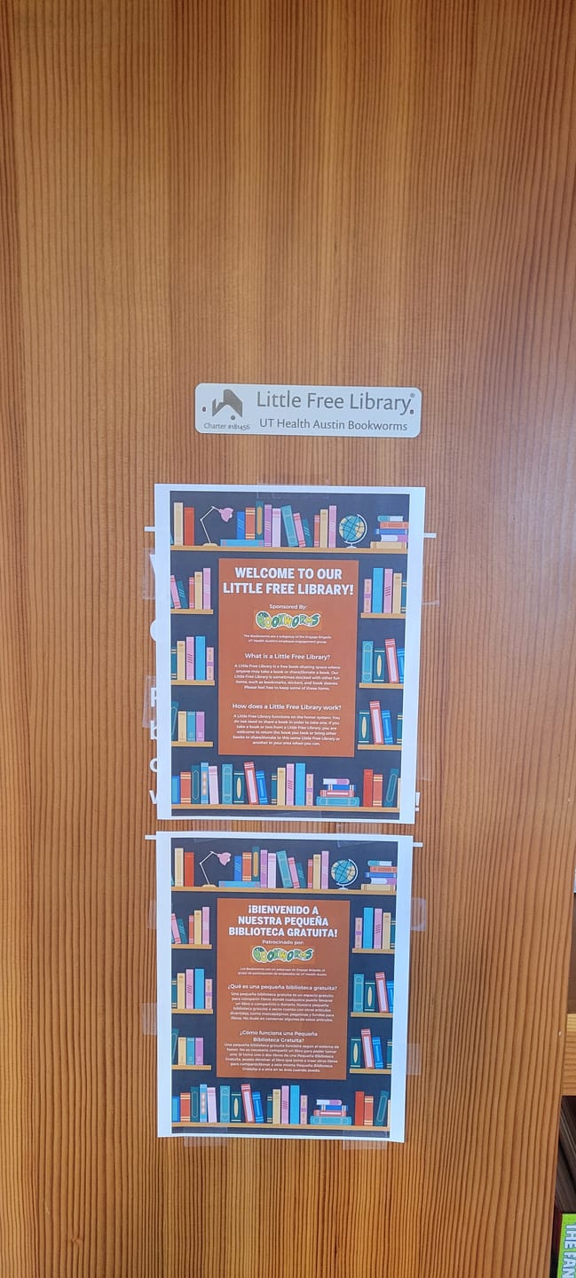 Customer photo review of Little Free Library Custom Charter Sign
