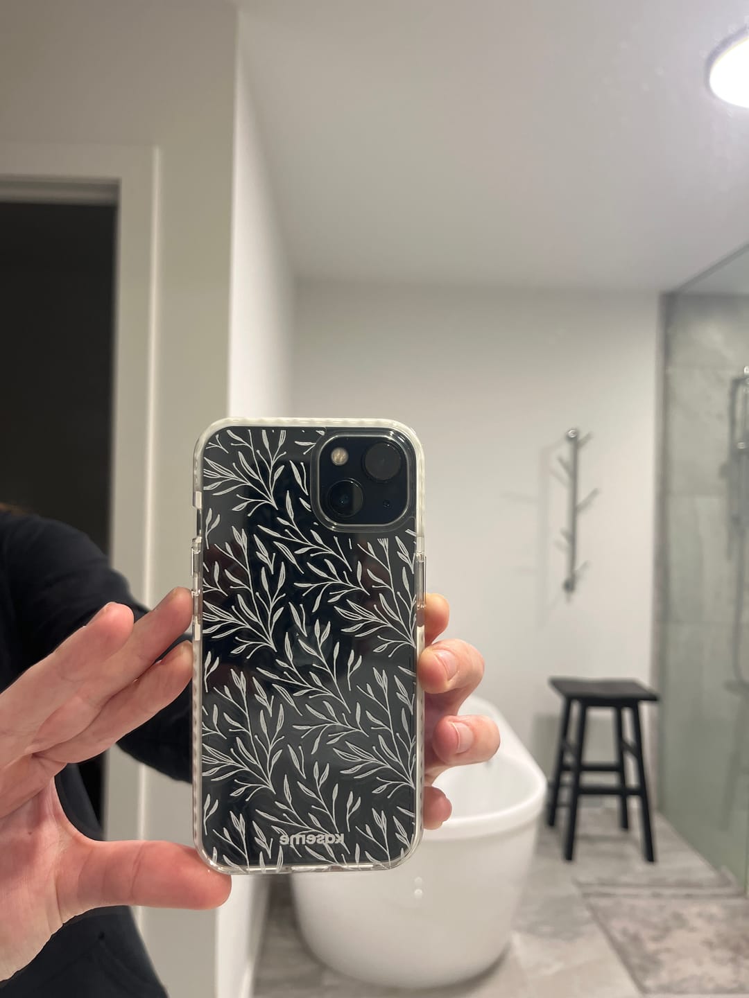 Customer photo review of Hibiscus Clear Case