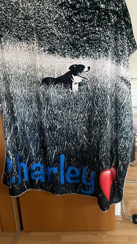Customer photo review of Personalisierte Foto Kuscheldecke