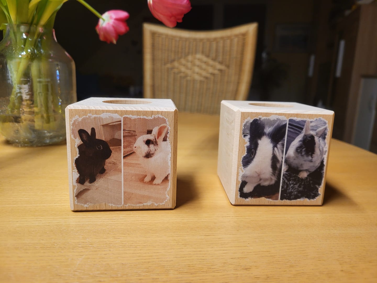 Customer photo review of Dein Foto - Individueller Kerzenwürfel