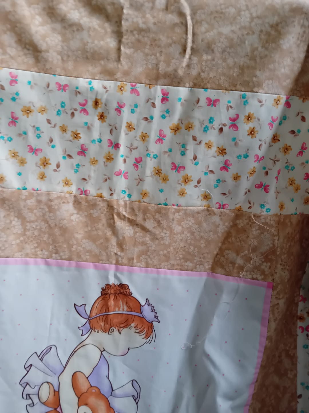 Customer photo review of Mini Oriental Flowers Craft Cotton Blender Fabric - John Louden