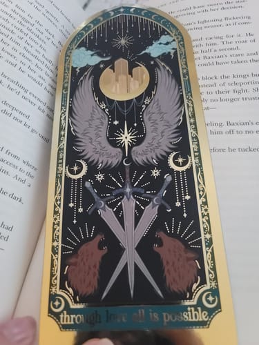 Customer photo review of *PRE-ORDER* Through Love bookmark