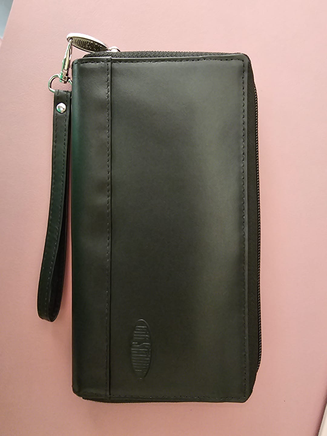 Customer photo review of Leather Panther Clutch Black