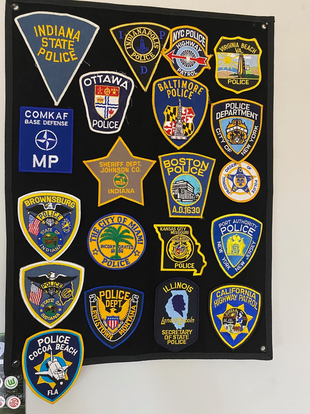 Customer photo review of Deutschland Patch-Klettmatte