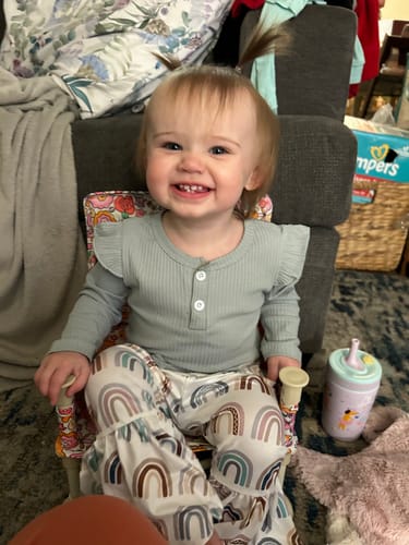 Customer photo review of Paloma portable booster chair V2