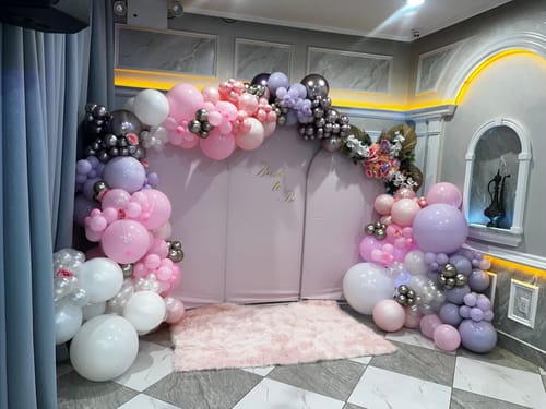 Customer photo review of Chiara Backdrop Wall Set, Arched Wall Set Birthday&Baby Shower&Wedding Party Decoration