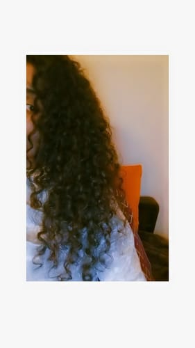 Customer photo review of Leave-in Glossy Conditioner