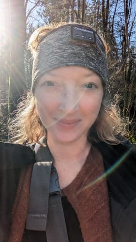 Customer photo review of CozyBand Wireless Headphones