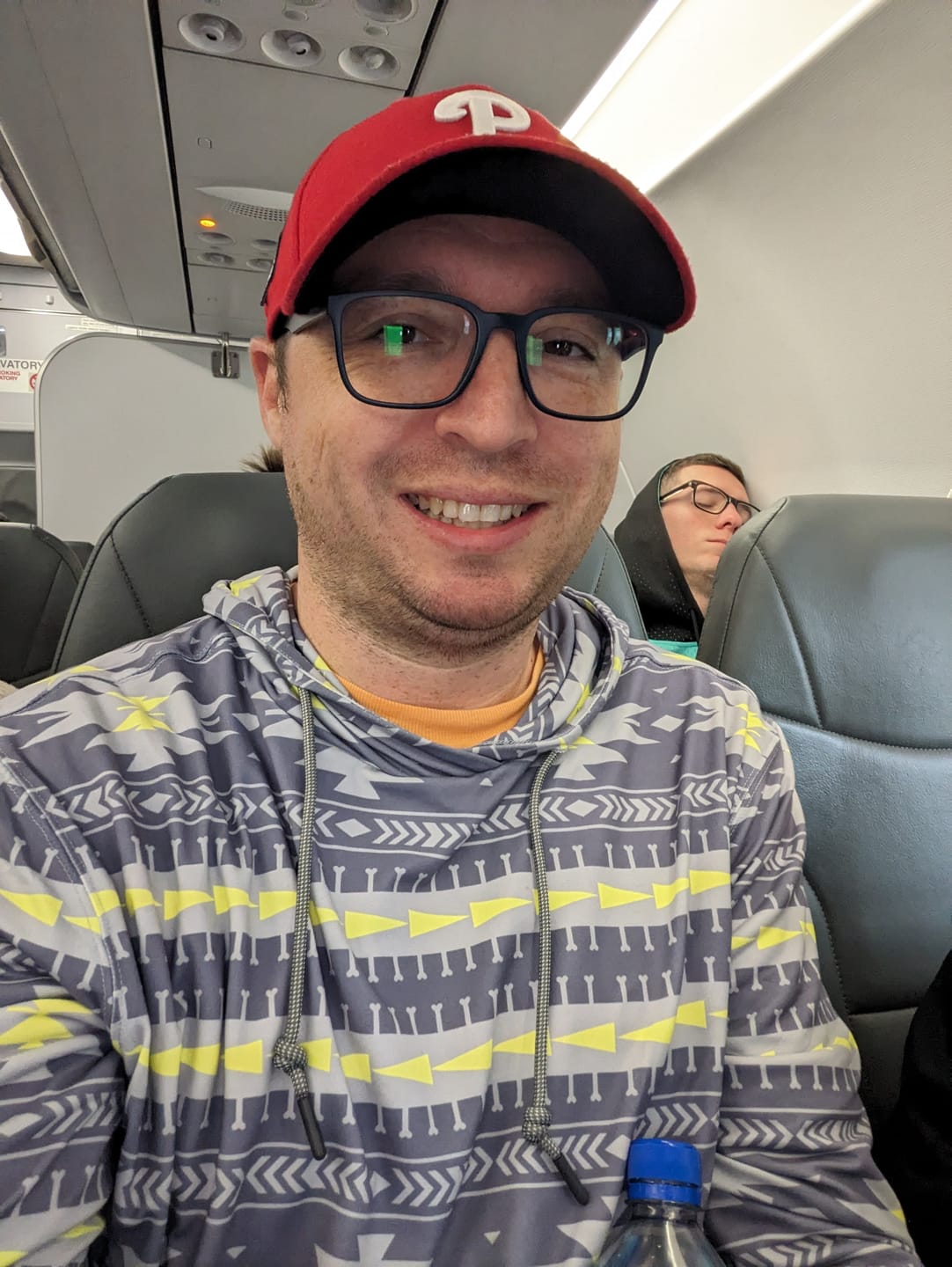 Customer photo review of Aztec Gray – Performance Hoodie
