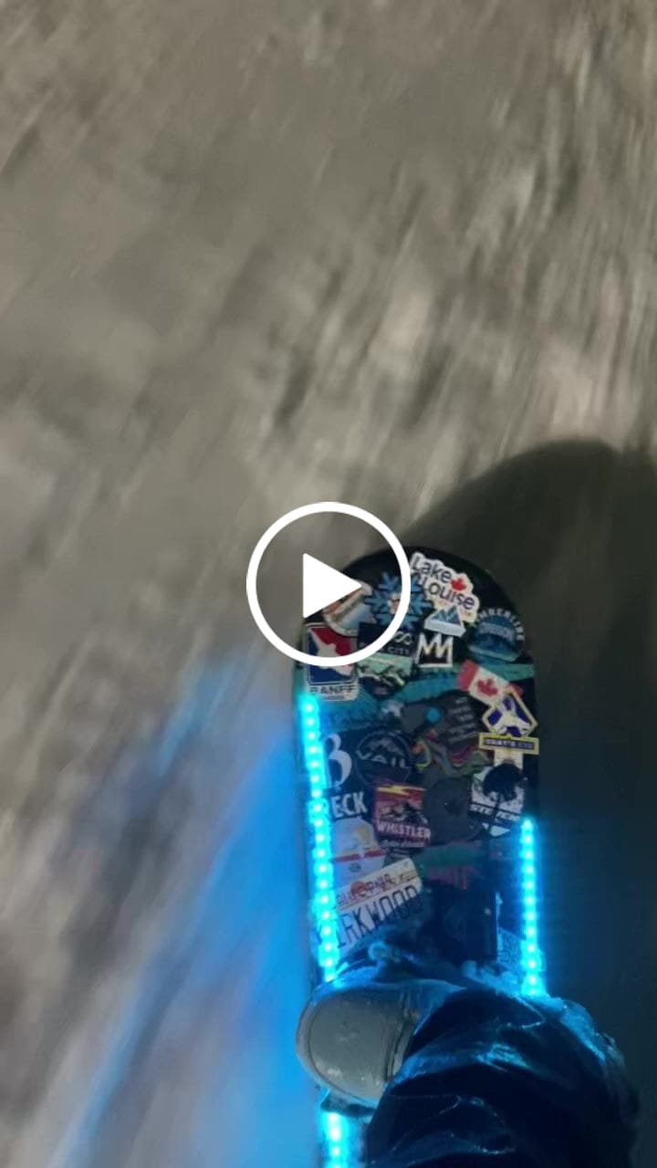 Customer video review of LED SNOWBOARD SYSTEM