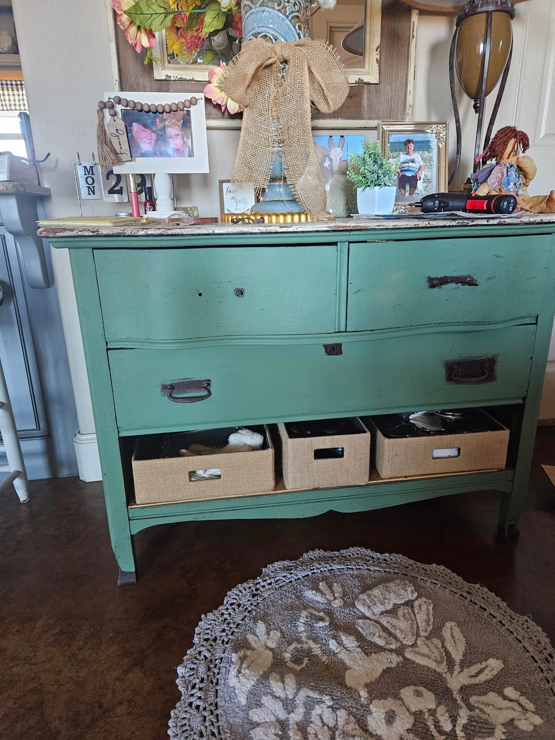 Customer photo review of One Step Paint - English Boxwood
