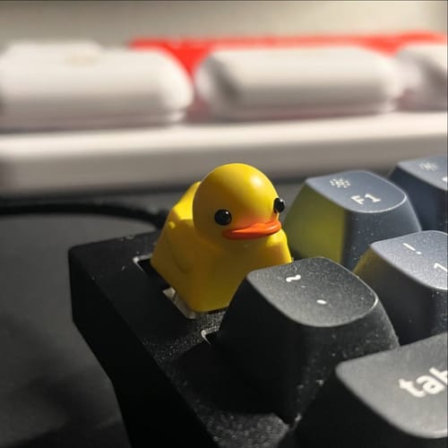 Customer photo review of Duckey Keycap