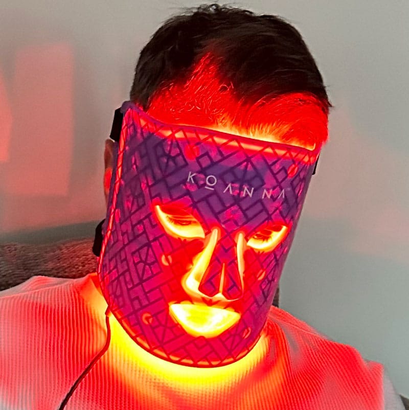 Customer photo review of Koanna® MultiGlo™ LED Light Therapy Mask