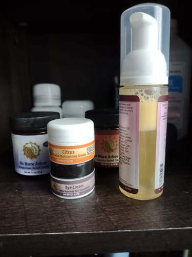 Customer photo review of Balancing Rose Geranium Foaming Facial Cleanser