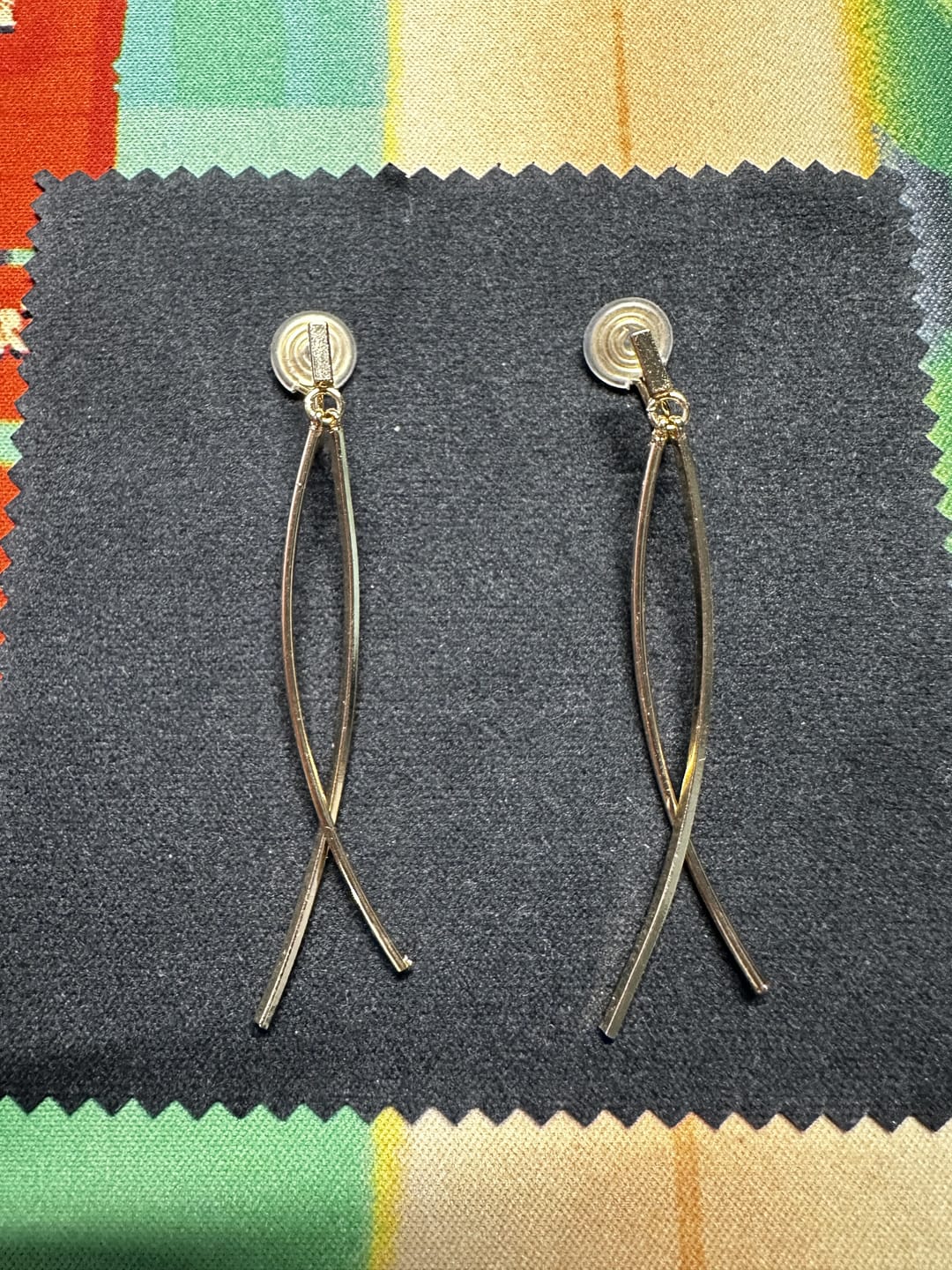 Customer photo review of Scarlett Clip On Earrings