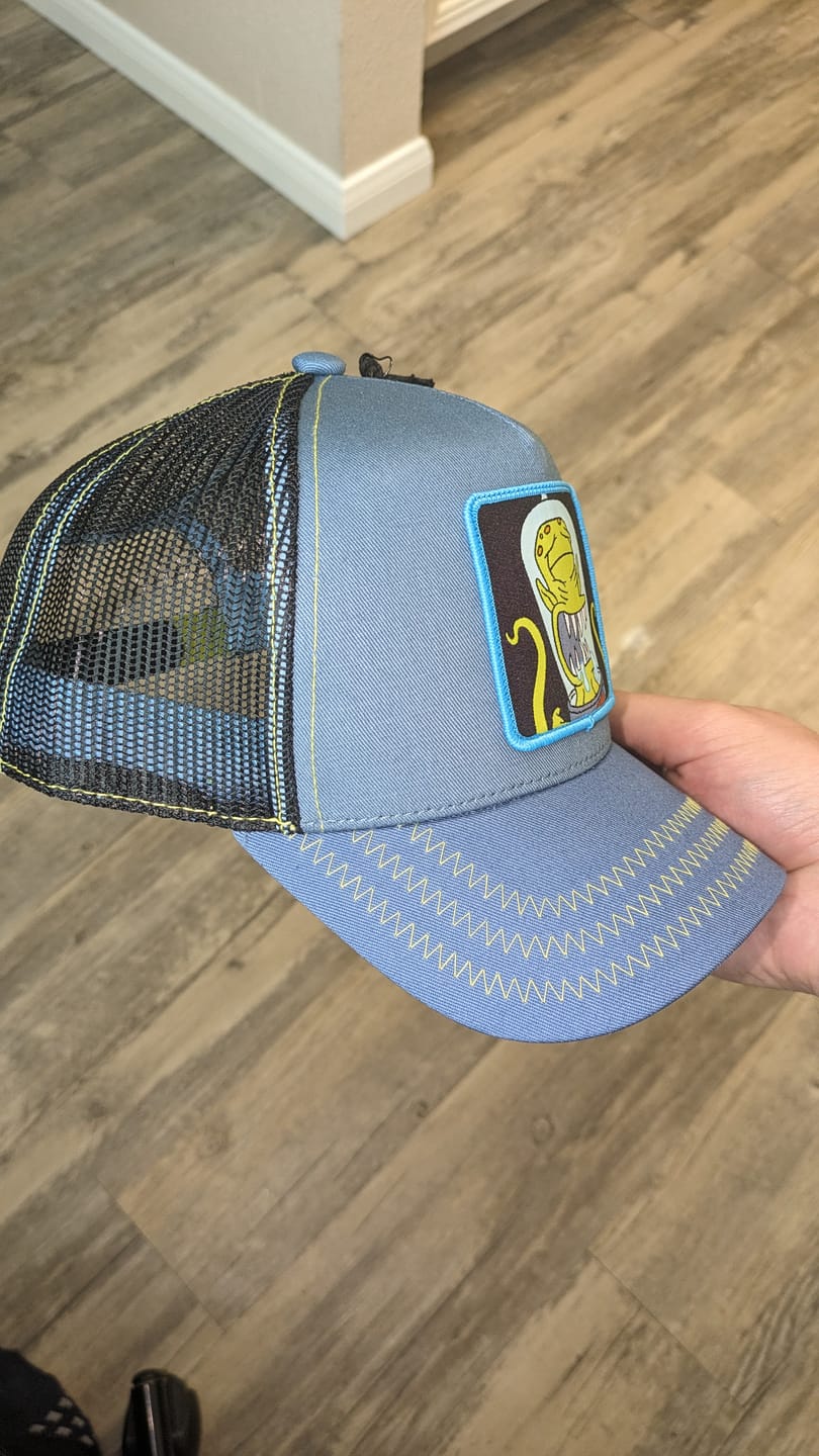 Customer photo review of OVERLORD X Simpsons: Alien Kodos Trucker Cap