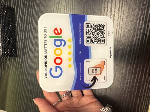 Customer photo review of Google Reviews - Plate