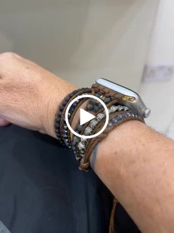 Customer video review of White Labradorite Apple Watch Strap