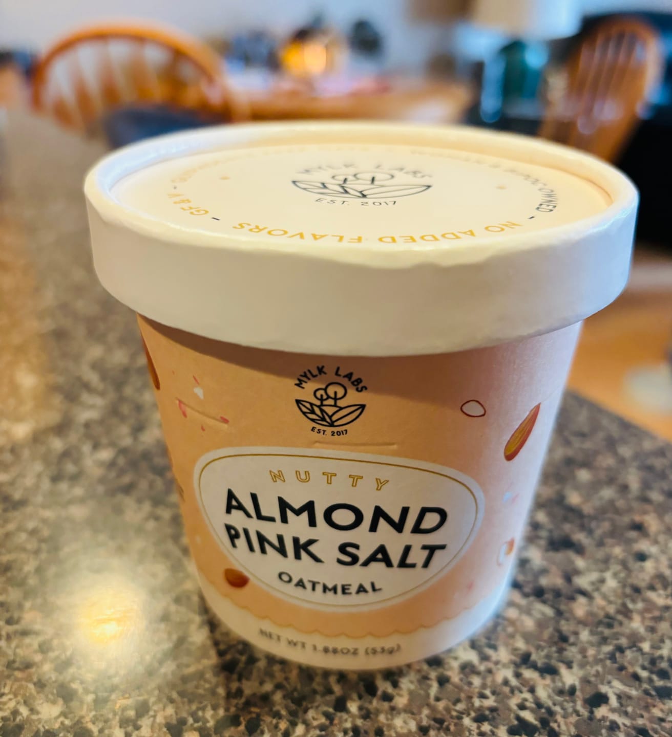 Customer photo review of Roasted Almond Oatmeal