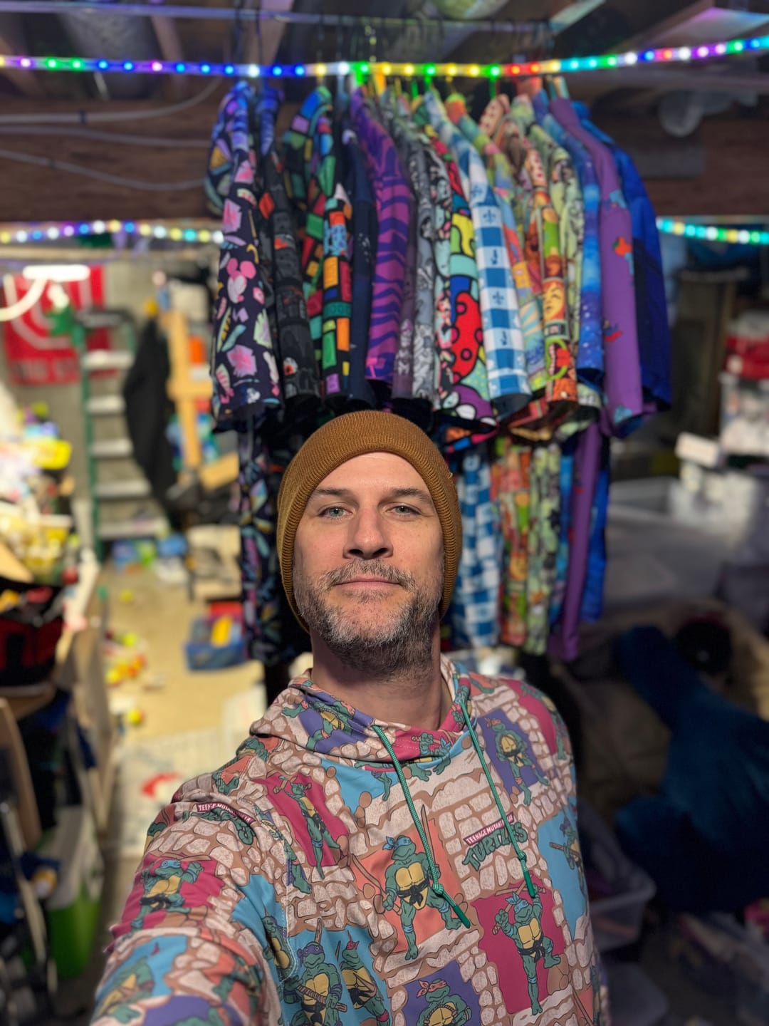 Customer photo review of Teenage Mutant Ninja Turtles "Cowabunga Covers" – Performance Hoodie
