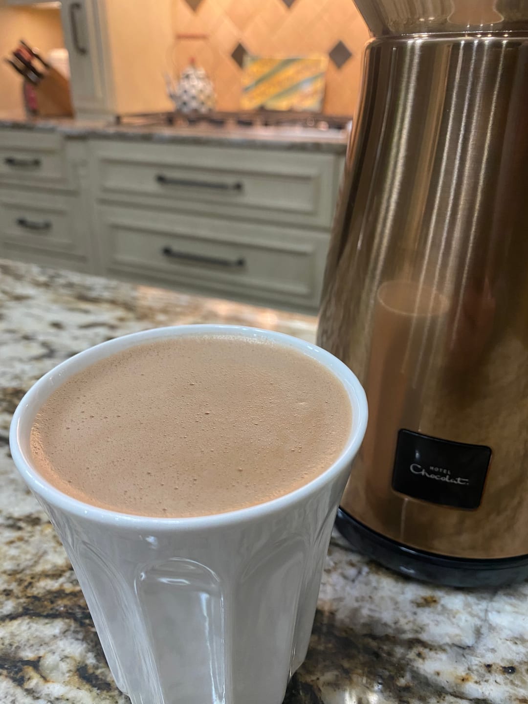 Customer photo review of Black Forest Gateau Hot Chocolate Flakes