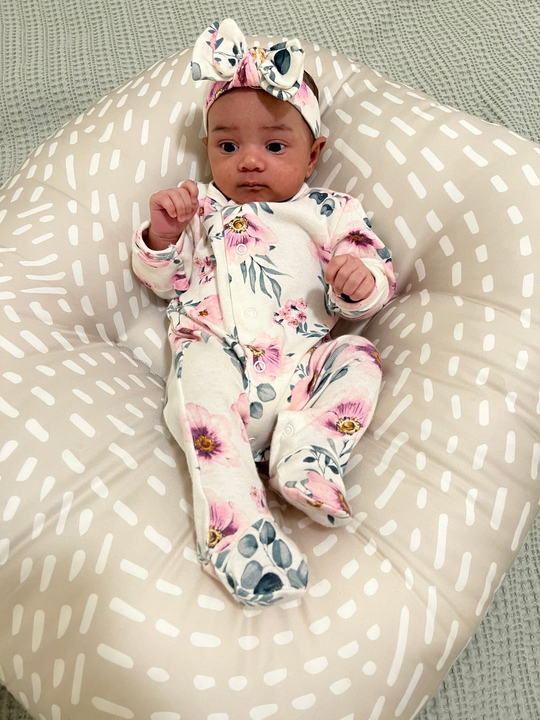 Customer photo review of Cushii Lounger Marula - Blush