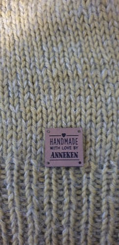 undefined review of Kunstleder Labels personalisiert mit Name oder Logo image 1 out of 1