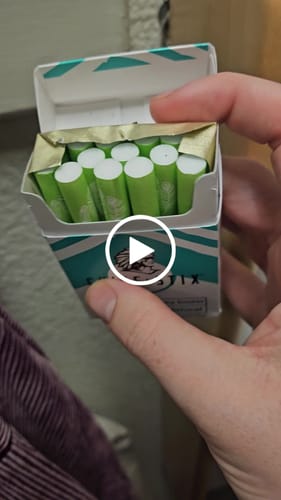 Customer video review of Chief Stix CBG + CBD Menthol Smokes (20ct/pack)