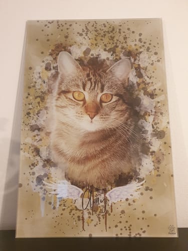 Customer photo review of Aquarell Pawtrait