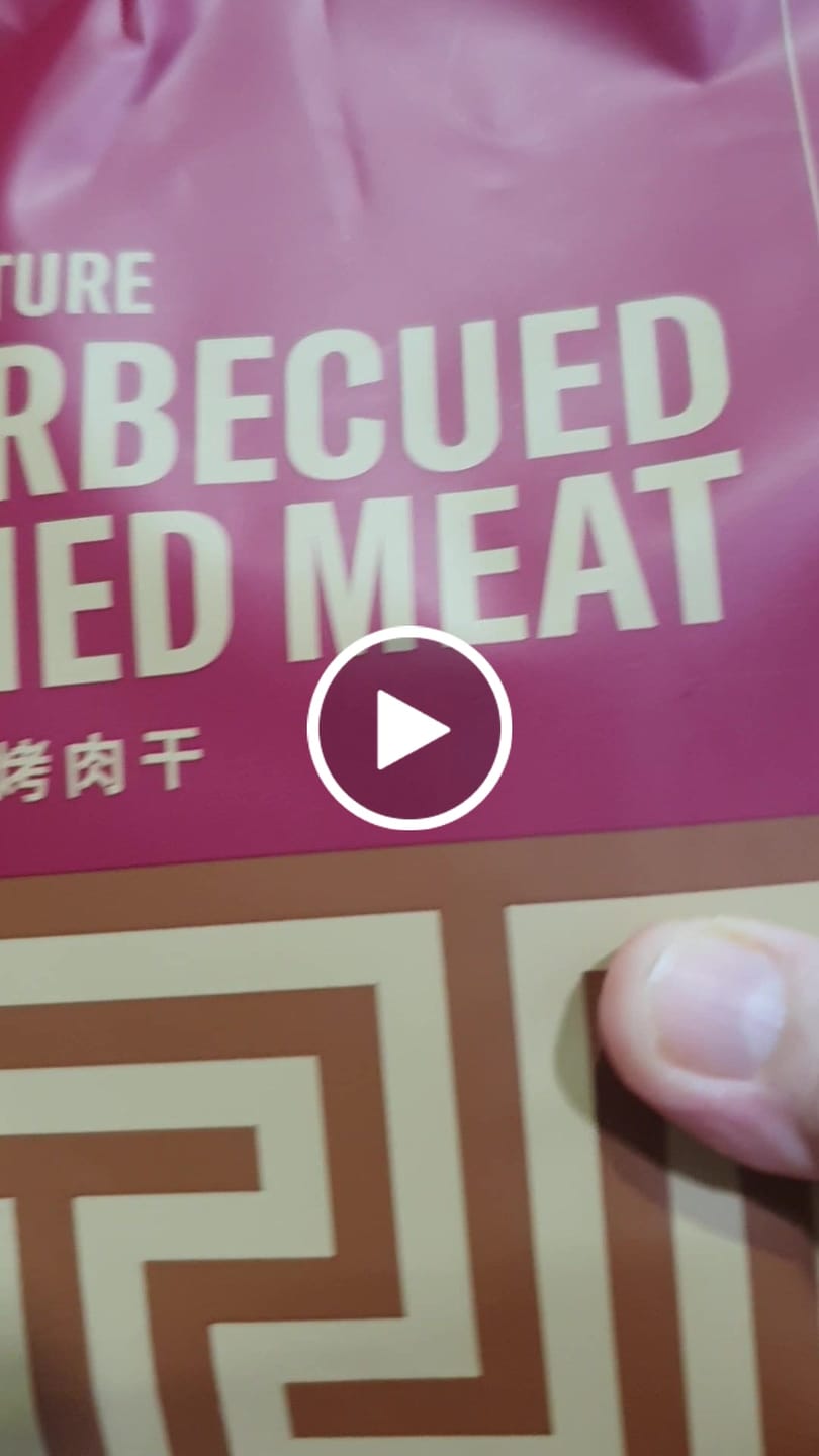 Customer video review of BBQ Dried Chicken