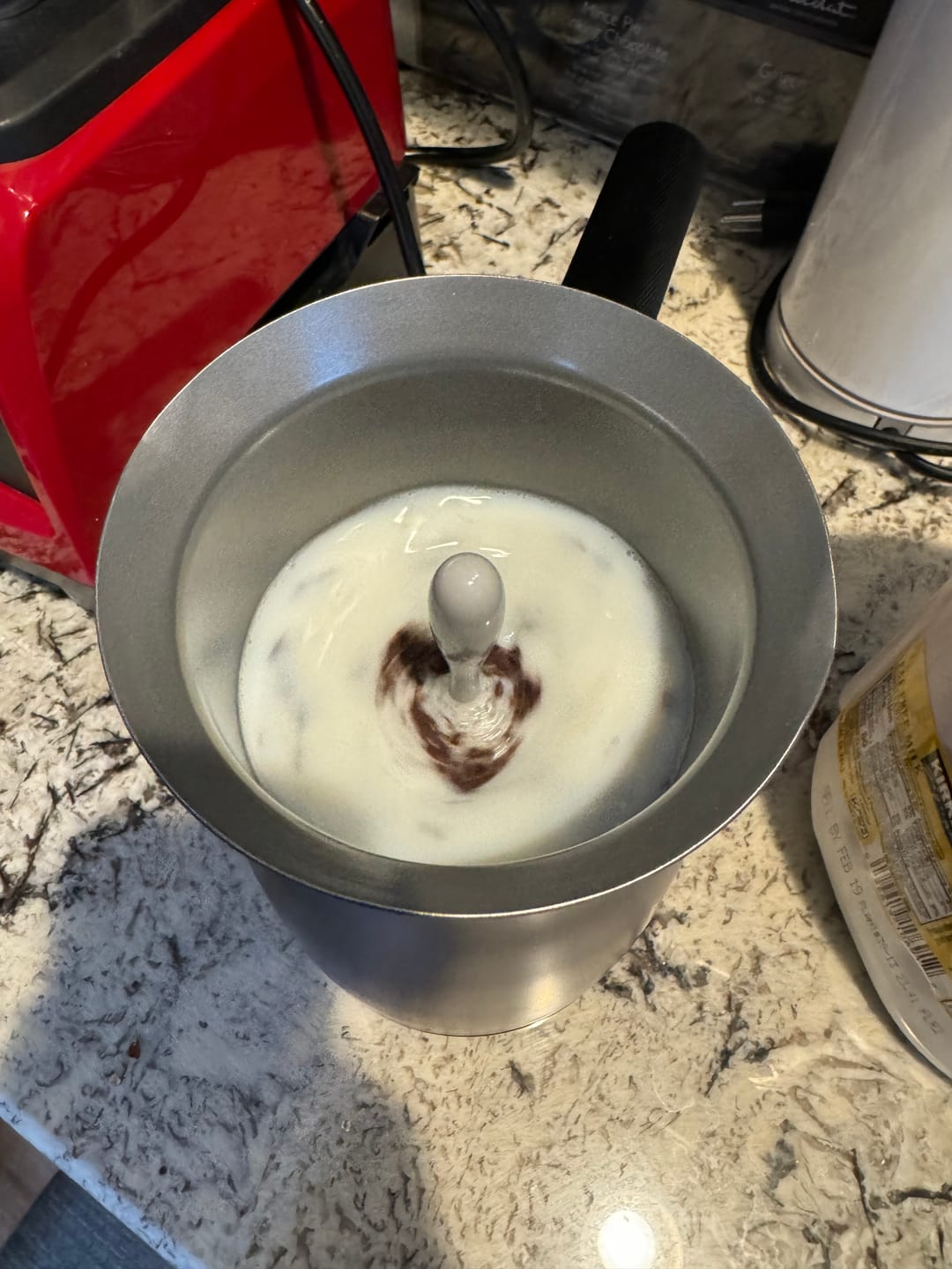 Customer photo review of Black Forest Gateau Hot Chocolate Flakes