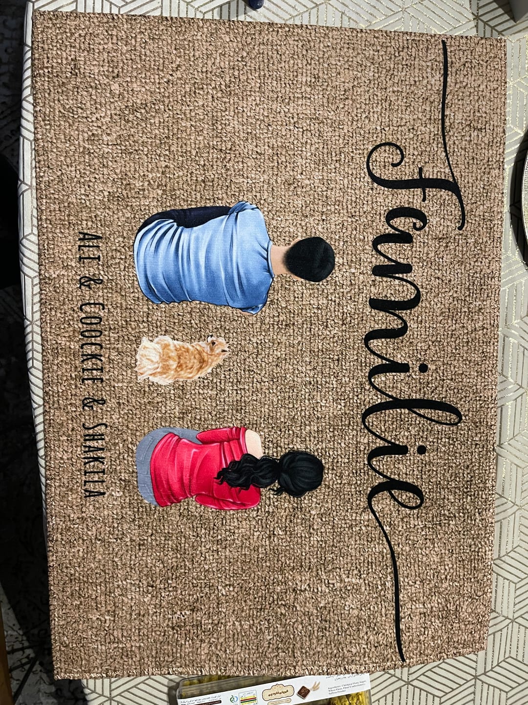 Customer photo review of Pärchen - Individuelle Fußmatte