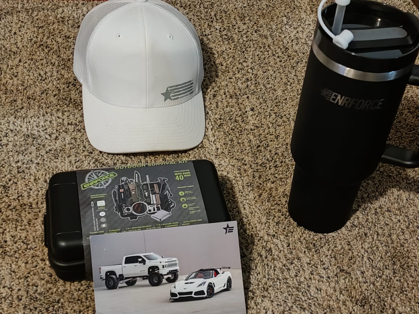 Customer photo review of 40 OZ Soft Matte Tumbler