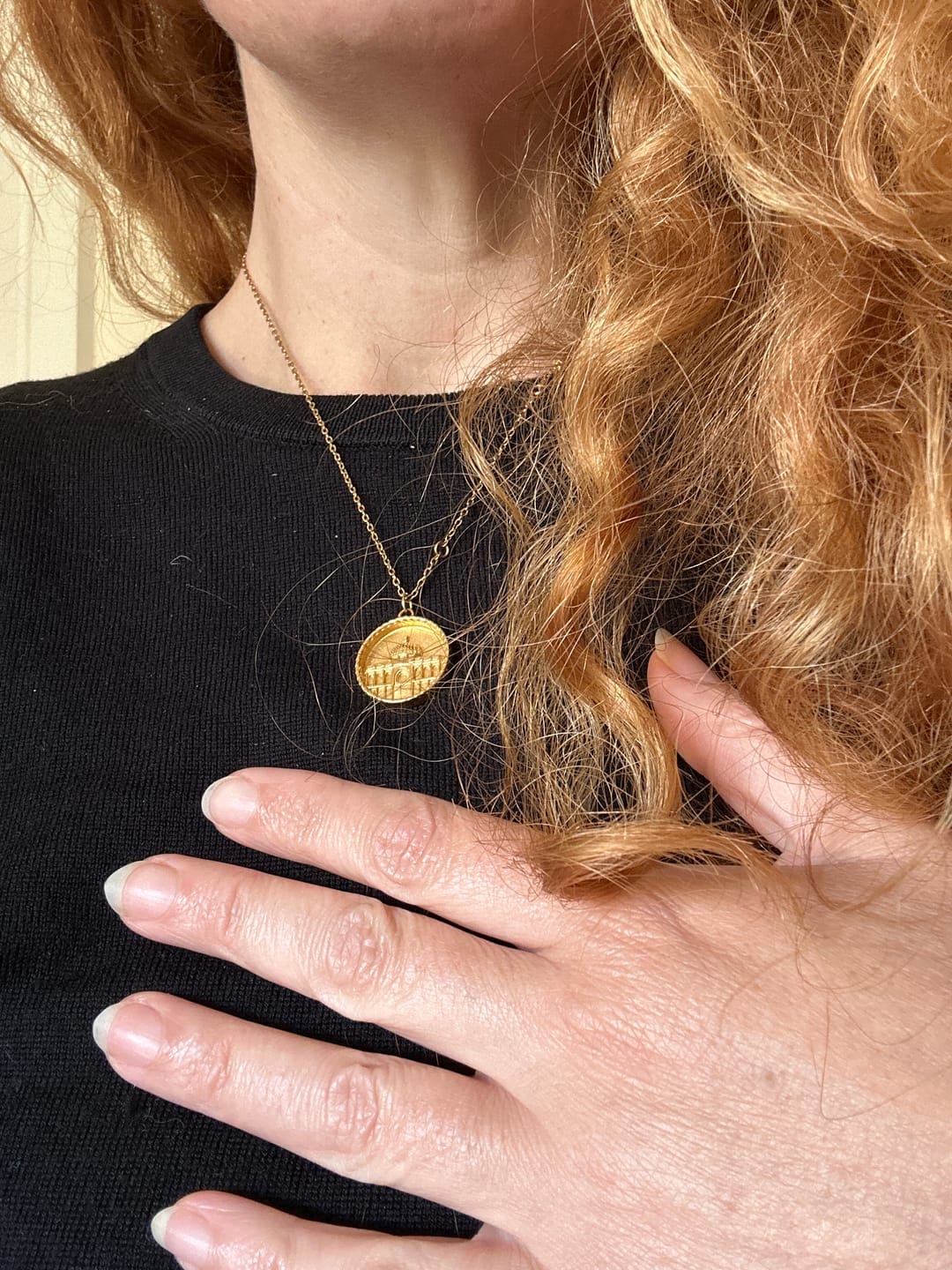 Customer photo review of Palestine Dome of Rock Necklace