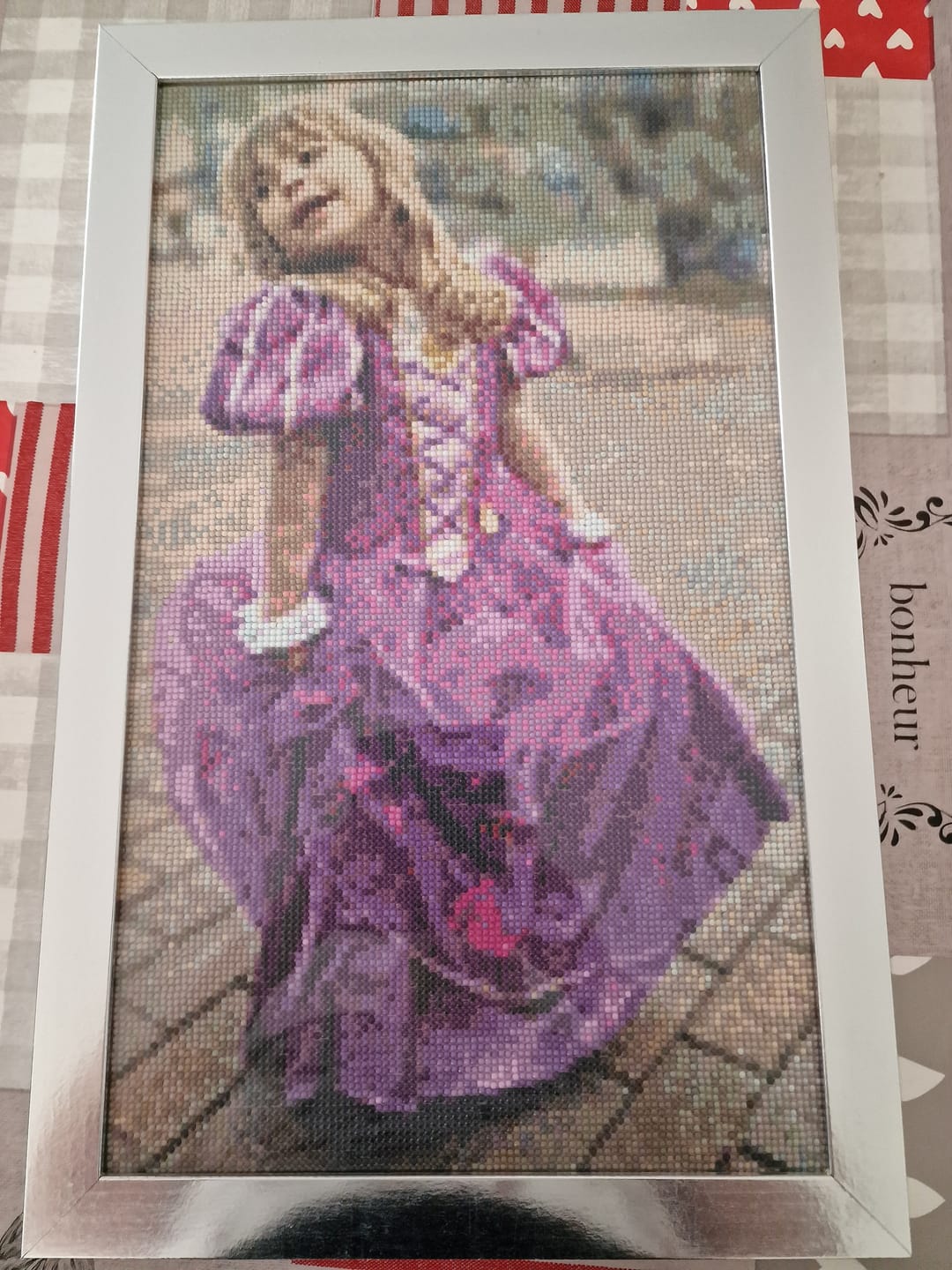 Customer photo review of Diamond Painting Personnalisé