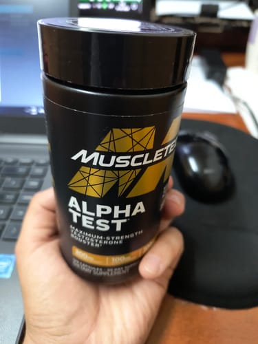 Customer photo review of Muscletech Alpha Test Precursor Natural Testosterona 120 Capsulas