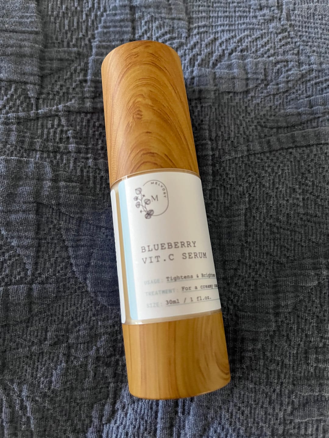 Customer photo review of Blueberry Vitamin C Serum