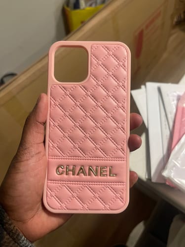 Customer photo review of Pink CHANER iphone case