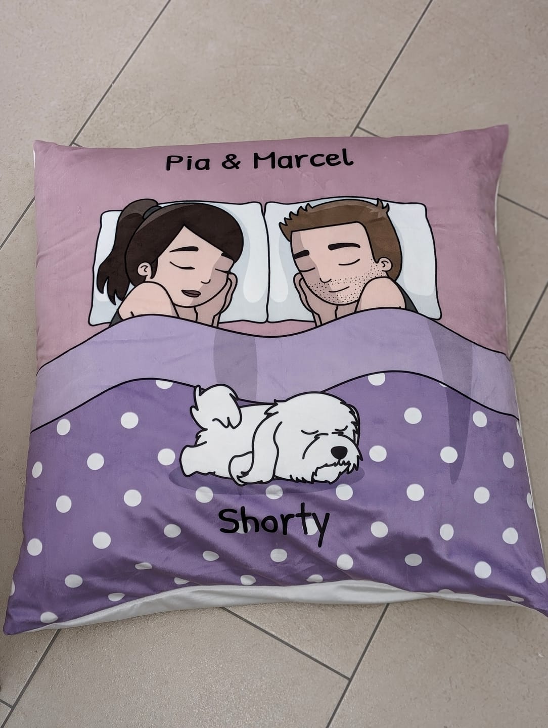 Customer photo review of Kuschelzeit mit Fellnasen - Individuelles Kissen