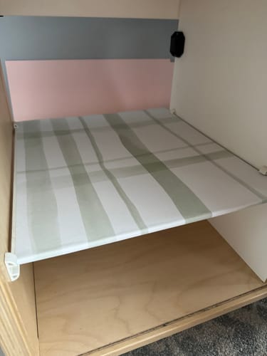 Customer photo review of Watercolour Plaid Sage Green Wallpaper