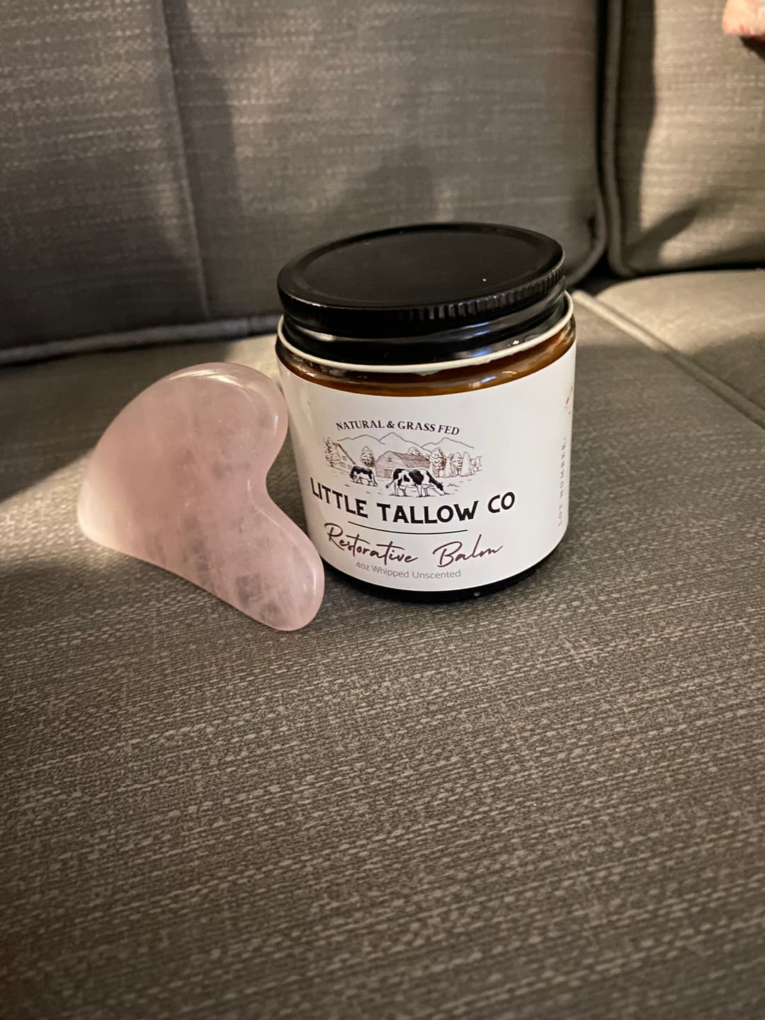 Customer photo review of Restorative Whipped Tallow Balm - 4oz Glass Jar