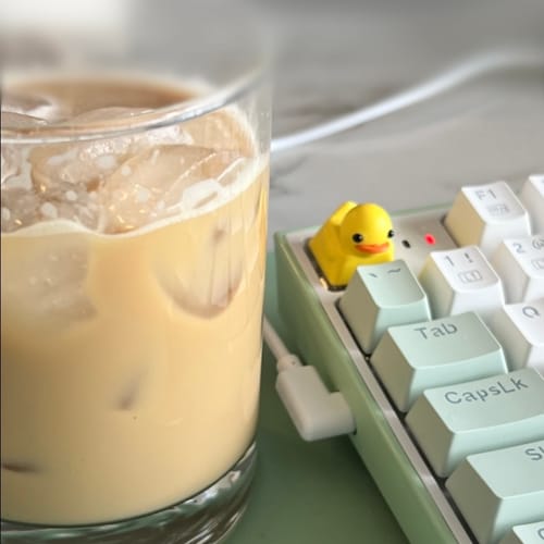 Customer photo review of Duckey Keycap