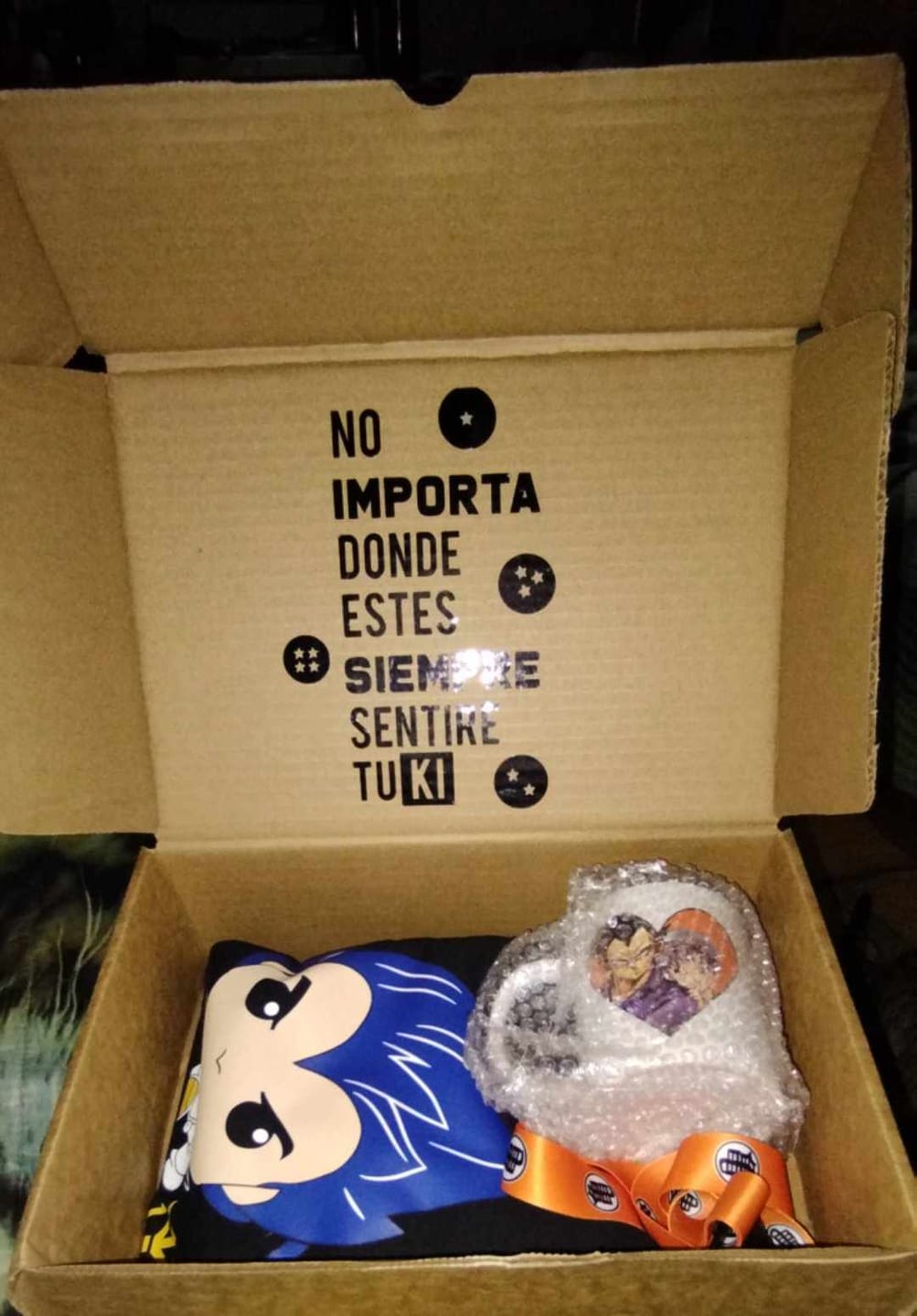 Customer photo review of DRAGON BALL SAN VALENTIN