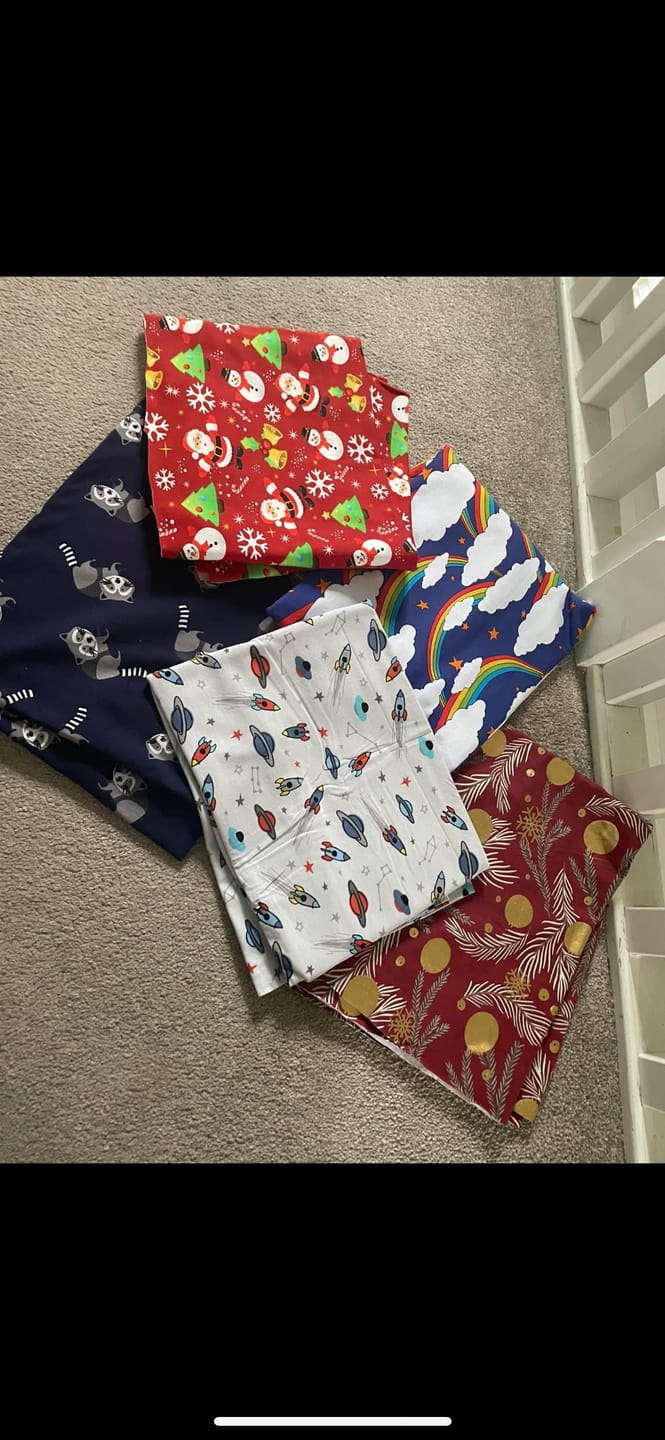 Customer photo review of Printed Cotton Jersey Remnants
