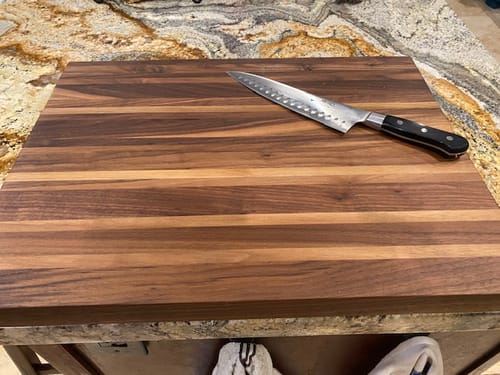 Customer photo review of Walnut Cutting Boards